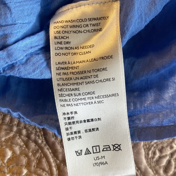 Women’s Free People Chambray Combo Ombré shades of Blue - Picture 6 of 9